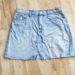 Madewell jeans skirt